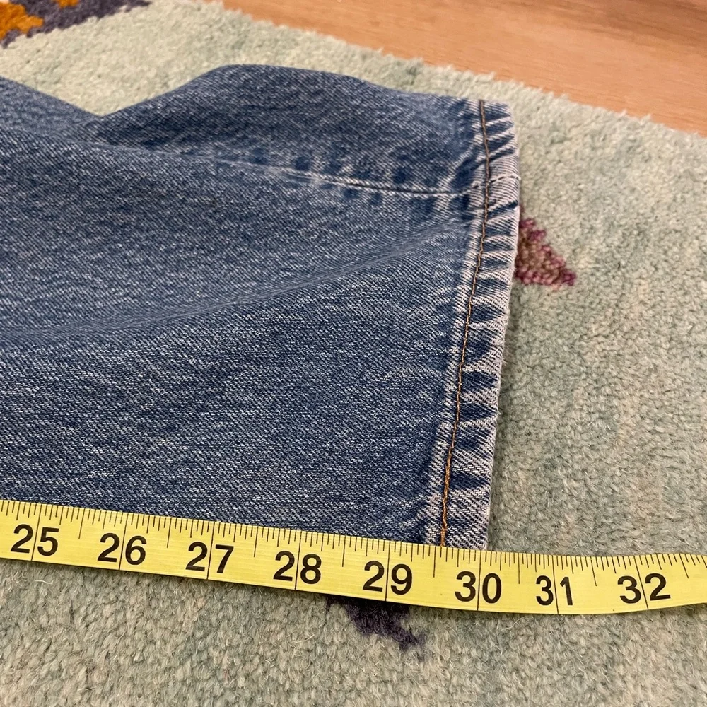 Levi’s 501XX Vintage Made in USA Button Fly Distressed Denim Jeans 36x30